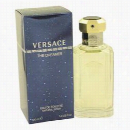 Dreamer Cologne By Versace, 3.4 Oz Eau De Toilet Te Sprray In Favor Of Men