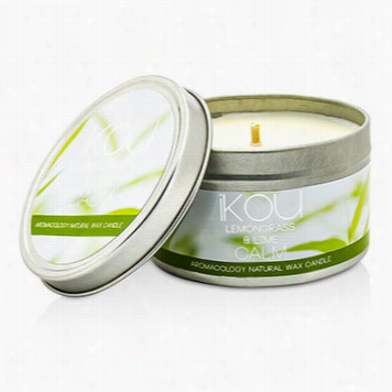 Eco-luxury Aromacology Natural Wax Cadle Tin - Calm (lemongrass & Ilme)