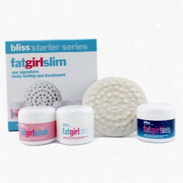 Fat Girl Slim Body-toning Spa Treaatment Contrive: Fatgilslim 60ml + Fatggirlsleep 60ml + Fatgirlscrub 50ml + Sl1mulator