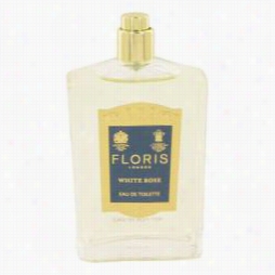 Floris White Rose Perfume By  Flori, 3.4 Oz Eau De Toilette Spray (tester) Ofr Women