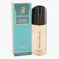 Je Reviens Perfume By Worth,  2.5 Oz Eau De Toilette Spray For  Women