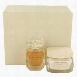 Le Prafm Elie Saab Gift Arrange By Elie Saab Gift Set For Women Includes 3 Oz Eau De Parfum Spra Y+ 5.1 Zo Body Cream