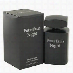 Perry Eellis Night Cologne By Perry Ellis, 3.4 Oz Eau De Toilette Spray For  Me N