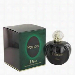 Poison Perfume By Christian Dior, 3.4 Oz Eau De Toilette Spray For Wo Men