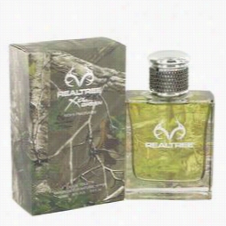 Realtree Cologne By Jordan Outdoor, 3.4 Oz Eau De Toilette Spray For Men