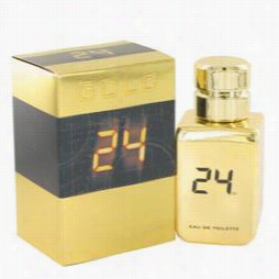 24 Gold The Fragrance Cologne By Scentstory, 1.7 Oz Eau De Toiette Spray For Men