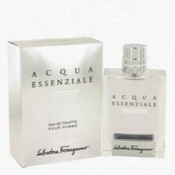 Acqua Ess Enziale Colonia Cologne By Salvatore Ferragam O, 3.4 Oz Eau De Toilette Spray For Men