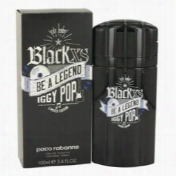 Black Xs Be A Legend Cologne  By Paco Rabanne, 3.4 Oz Eau De Toilette Spray For Men