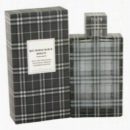 Burberry Brit Cologne By Burberry, 3.4 Oz Eau De Toilette Psray For Men