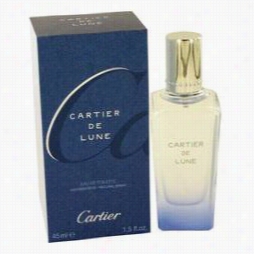 Cartier De Lu Ne Perfume By Cartier, 1.5 Oz Eau De Toilette Spray For Women