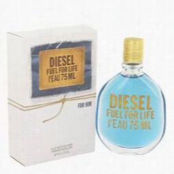 Fueel For Life L'eau Cologne By Diesel, 2.5 Oz Eau De Toilette Spray For Men