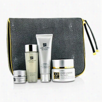 Intensive Age-rnewal Collection: Re-nutriv Creme 50ml + Cleanser 50ml + Lotiln 50ml + Eye Creme 7ml + Travel Case