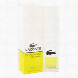 Lacoste Challenge Refresh Cologne By Lacoste, 3 Oz Eau De Toilette Spray For Men