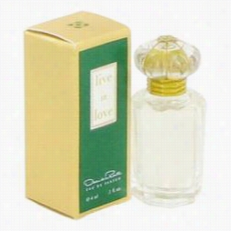 Live In Love Mini By Oscar De La Renta, .1 Oz Mini Edp For Women