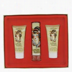 Love & Luck Gift Set By Christian Audigier Gift Set F Or Women Includes 1.7 Oz Eau De  Parfum Spray + 3 Oz Body Lotikn + 3 Oz Bath & Shower Gel