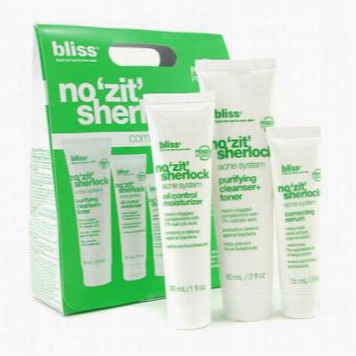 No Zit Sherlock Compete Acne System: Phifying Cleanser + Moisturizer + Serum