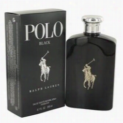 Polo Black Cologne By Ralph Lauren, 6.7 Oz Eau De  Toilette Spray For Men
