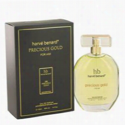 Precious Gold Cologne By Harve Benard, 3.4 Oz Eau De Parfum Spray  For Men