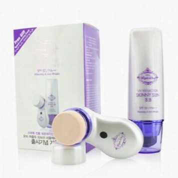 Purple Dew Uv Reflector Skinny Sun Bb Spf500 (with Smart Auto Vibraating Puff)