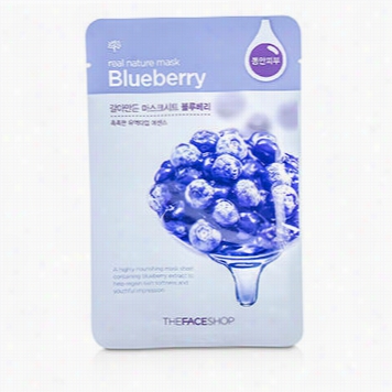 Real Nature Mask - Blueberry (highly Nourishing)