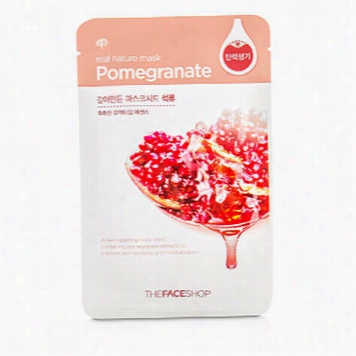 Real Nature Mask - Pomegraante (skin-radiating)