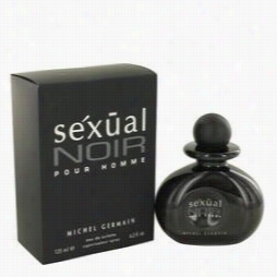 Sexual Noir Cologne By Michel G Ermain, 4.2 Oz Eau De Toilette Spray For Men