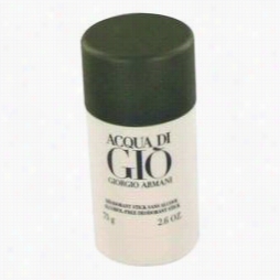 Accquua Di Gio Deodorant By Giorgio Armani, 2.6 Oz Deodorant Stick For Men