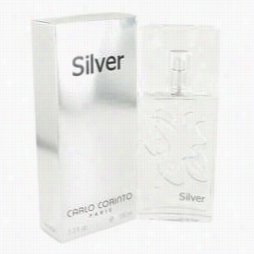 Carlo Corinto Silver Cologne By Cralo Coritno, 3.4 Oz Eau Dee Toilette Spray For Men