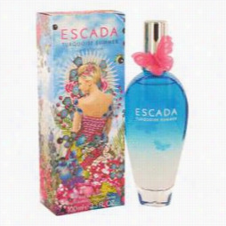 Escada Urquoise Summer Fragrance By Escada, 3.4 Z Eau Detoilette Spray For Women