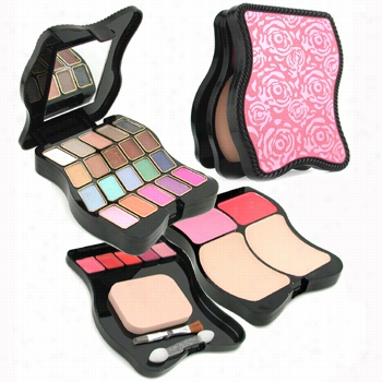 Fashion Makeup Kit 622-1: 2x Powder+ 2x Blush+ 20x Eyeshadow+ 5x Lip Color+ 3x Applicator
