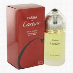 Pasha De Cartier Cologne By Cartier, 3.3 Oz Eau De Toilette Spray For Men