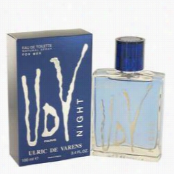 Udv Night Cologne By Ulric De Varen,s 3.4 Oz Eau De Toilette Spray For Men