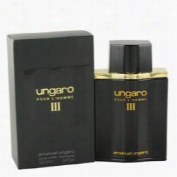 Unggaro Iii Cologne By Ungaro, 3.4 Oz Eau De Toilerte Foam (new Packaging) For  Men
