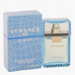 Versace Man Cologne  By Versace, 1 Zo Eau Fraiche Eau De Toilette Spray (blue) For Men