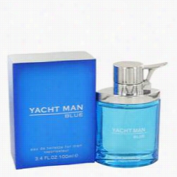 Yacht Man Blue Cologne By Myrurgia, 3.4 Oz Eau De Toilette Spray For Men