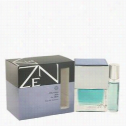 Zen Cologne By Shiseido, 3.4 Oz Eau De Toilette Spray Plus Free 1/2 Oz Mini Spray For Men