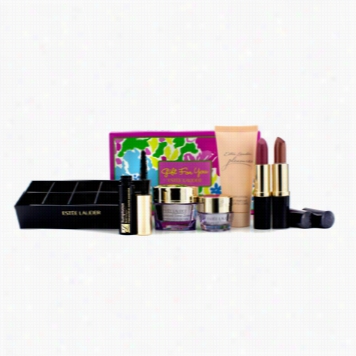 A Gift For You: Advanced Time Zone 15ml + Eye Cream 5ml + Body Lotion 30ml + Mascara + 2x Lipstick #03 & 83 + Lipstick Caddy