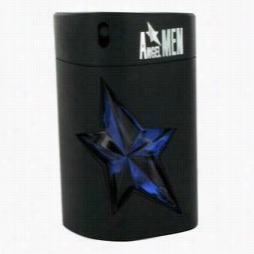 Angel Cologne By Thierry Mugler, 3.4 Oz Eau De Toilette Spray Refillabl E (rubbee - Tester) For Men