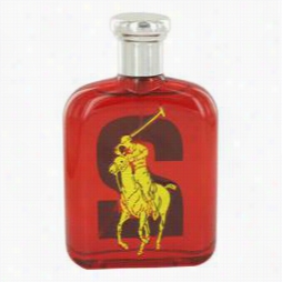 Big Pony Red Cologne By Ralph Lauren, 4.2 Oz Eau De Toilette  Spray (tester) For Men