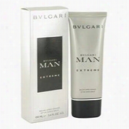 Bvlgari Man Extreme After Shave Balm Byb Vlgari, 3.4  Oz After Shave Balm For Men