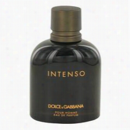 Dolce & Gabbana Intenso Cologne By Dolce & Gabbana, 4.2 Oz Eau De Parfum Spray (tester) For Men