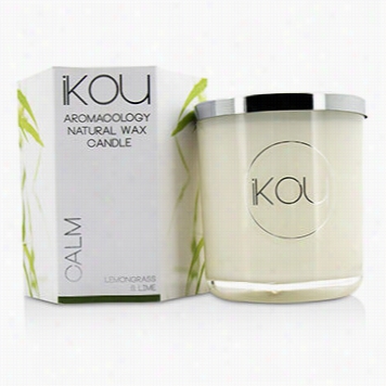 Exo-luxuy Aromacology Natural Wax Candle Glass - Peaceful (lemon Grass & Lime)