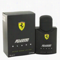 Ferrari Scuderia Black Aftershave By Ferrari, 2.5 Oz After Shave For Men