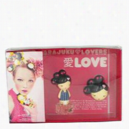 Harajuku Lovers Love Gift Set By Gwen Stefani Gift Set For Women Includes 1 Oz Eud E Toipette Spray + Solid Perfume