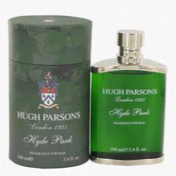 Hugh Parsons Hyde Park Cologne By Hugh Parsons, 3.4 Oz Eau De Parfum Spray For Men