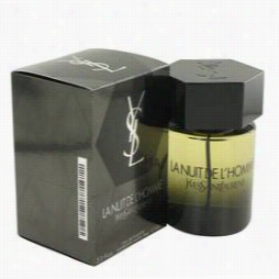 La Nuit De L'homme Cologne By Yves Saint Laurent, 3.4 Oz  Eau De Toilette Spray For Men