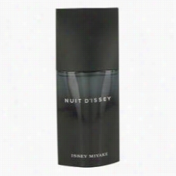 Nuit D'issey Cologne By Issey Miyake, 4.2 Oz Ea Ude Toilettee Spray (tester) For Men