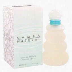 Samba Natural Perfume By Perfumers Worshop, 3.4 Oz Eu De Toilette Spray Fro Women