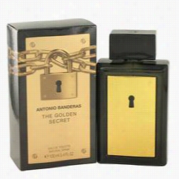 The Golden Secret Cologne By Antonio Banderas, 3.4 Oz Eau De Toilette Spray Fr Men