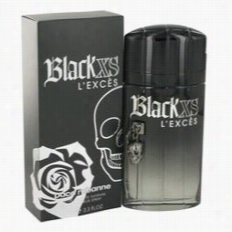 Black Xs L'exces Cologne By Paco Rabanne, 3.3 Oz Eau De Toilette Intenes Spray For Men